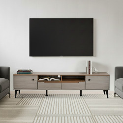 وحدة تلفاز مودرن خشبية 180 سم وحدة تلفاز مودرن خشبية 180 سم