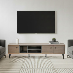 وحدة تلفاز مودرن خشبية 180 سم وحدة تلفاز مودرن خشبية 180 سم