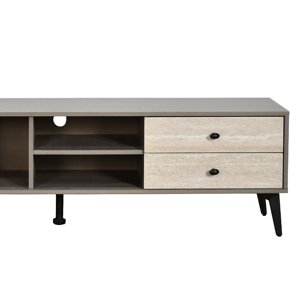 وحدة تلفاز مودرن خشبية - تصميم أنيق