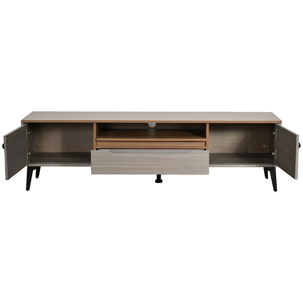 وحدة تلفاز خشبية عصرية