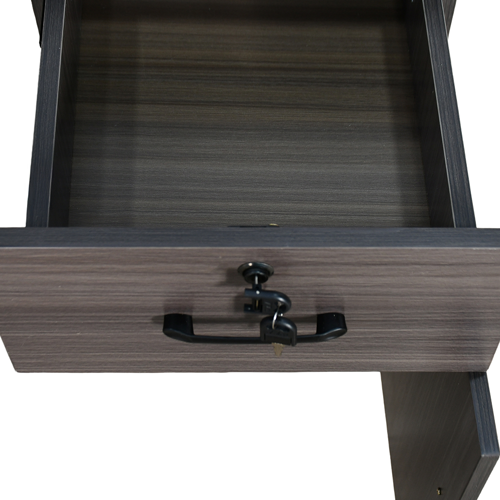 مكتب خشبي مودرن مع خزانة