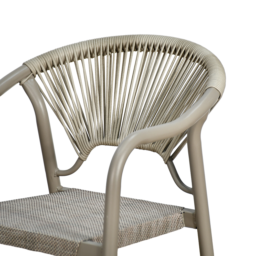 جلسة خارجية 2 مقعد وطاولة بسطح زجاجي