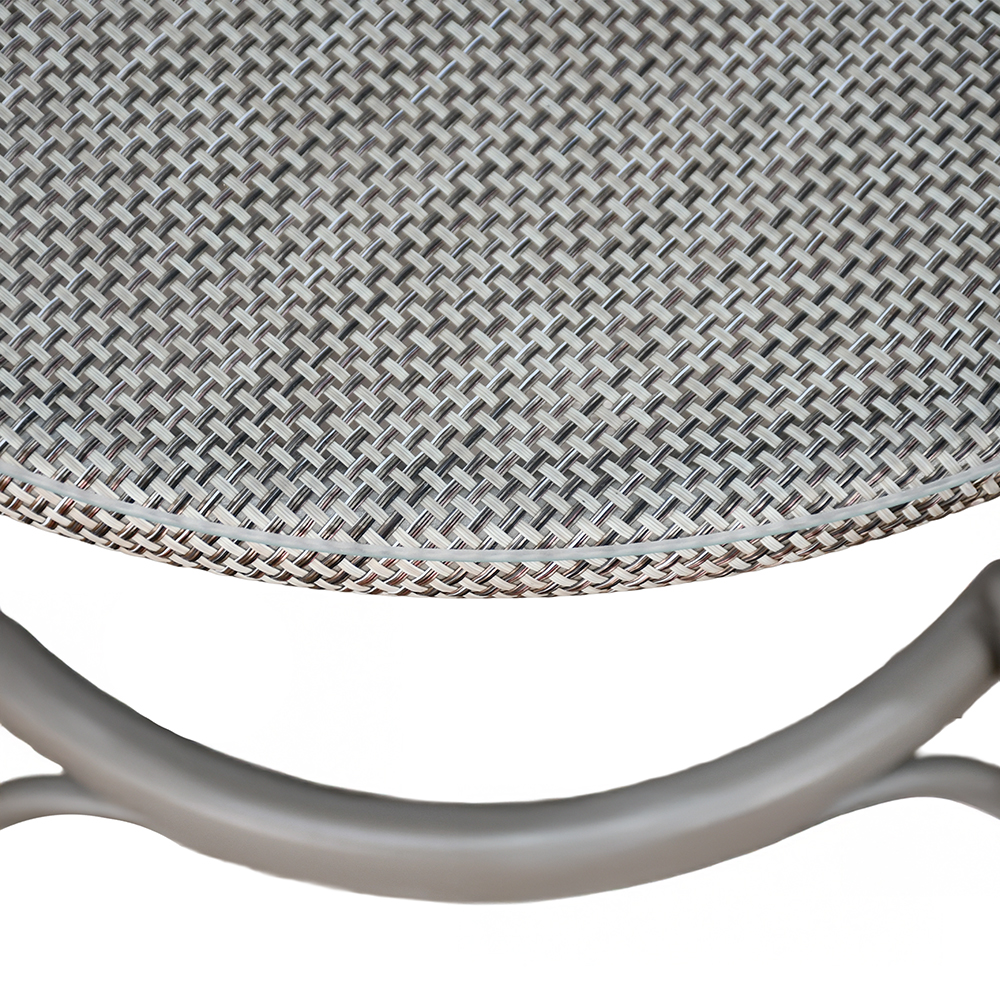 جلسة خارجية 2 مقعد وطاولة بسطح زجاجي