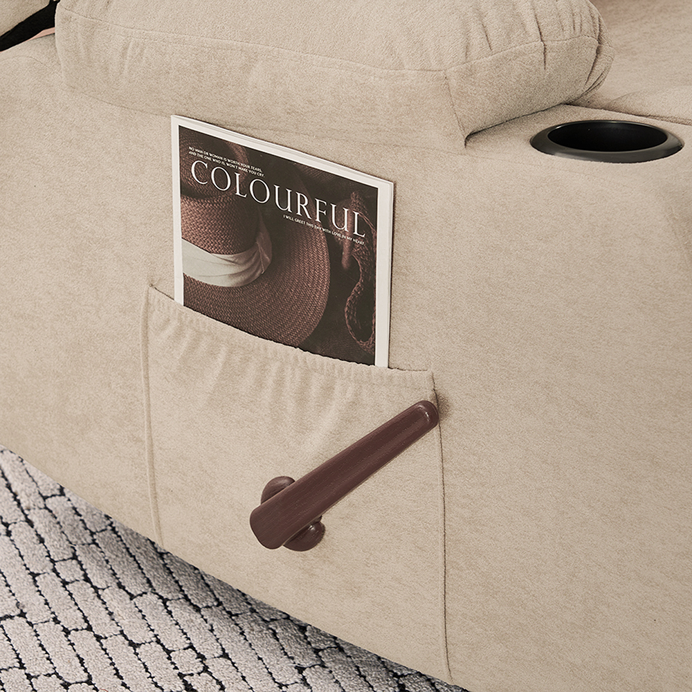 كرسي استرخاء هزاز دوار بحامل جوال بيج