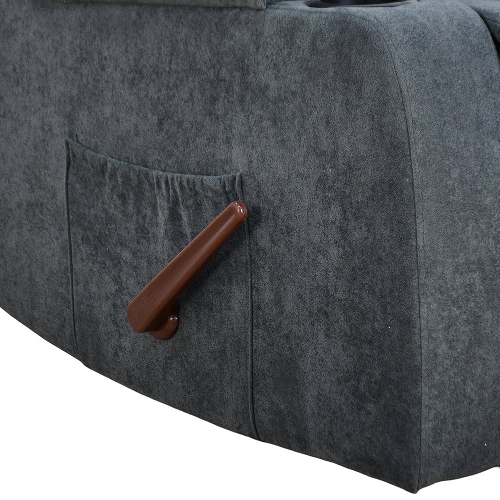 تفاصيل كرسي استرخاء هزاز دوار بحامل جوال