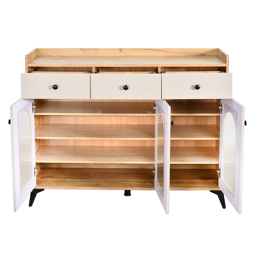 دولاب عصري بواجهة زجاجية