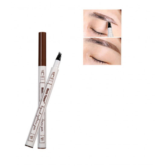 قلم تحديد حواجب ساىل من فاين سكيتش بني