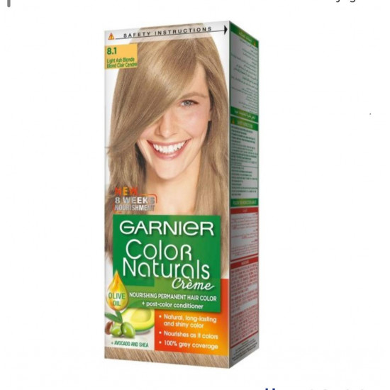 صبغة غارنية اشقر فاتح رمادي 8/1