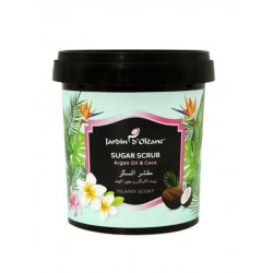 مقشر السكر بزيت الأركان وجوز الهند من جاردن اوليان -600 مل