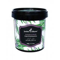مقشر السكر بزيت الأركان وإكليل الجبل من جاردن اوليان - 600 جم