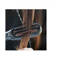 استشوار جوي بفرشاه اسنان طويله  فرشاة تصفيف الشعر 3 في 1 أسود