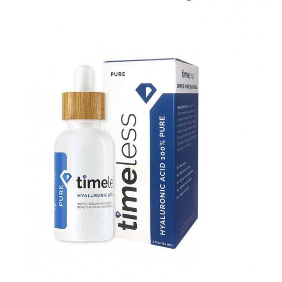 تايملس سكين كير سيروم حمض الهيالورونيك للوجه نقي 100٪ شفاف 60مل