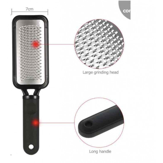 مبرد قدم من الستانلس ستيل لإزالة الجلد الصلب