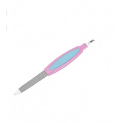 مبرد الأظافر بأداة دفع وإزالة الجلد الميت حول الأظافر وقصه متعدد الألوان