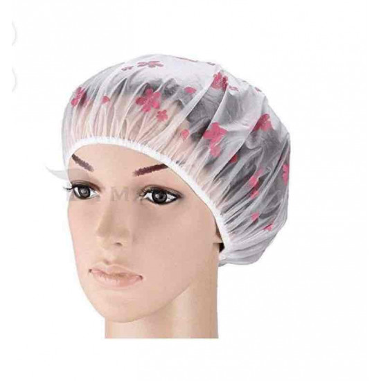 قبعة استحمام مضادة للماء وقابلة لإعادة الاستخدام مكونة من 6 قطع