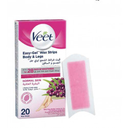 فيت شرائط الشمع الباردة لإزالة الشعر للبشرة العادية - 20 شريط