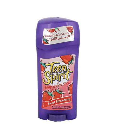 ستيك مزيل عرق تين سبيريت برائحة الفراولة الحلوة 65جم