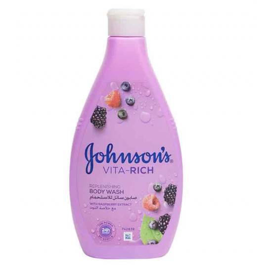  جونسون غسول الجسم المجدد فيتا ريتش بخلاصة التوت البري 400 مل