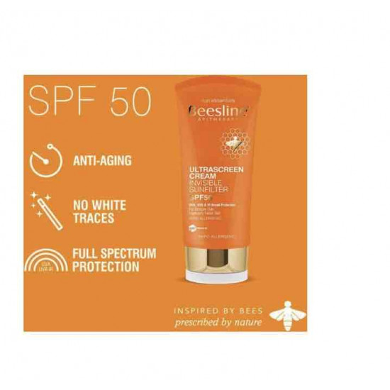 واقي شمس بيزلين كريم ألترا سكرين حاجب شفاف للشمس 60مل