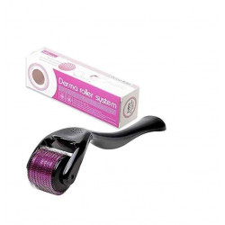 ديرما رولر 540 إبرة مقاس 2.5 مم لإزالة السيلوليت وندبات حب الشباب وآثار الجروح العميقة أسود 2.5مم