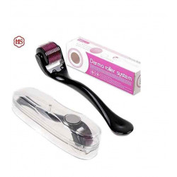 ديرما رولر 540 إبرة مقاس 2.5 مم لإزالة السيلوليت وندبات حب الشباب وآثار الجروح العميقة أسود 2.5مم