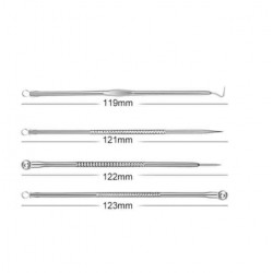 طقم أدوات إزالة الرؤوس السوداء مكون من 4 قطع