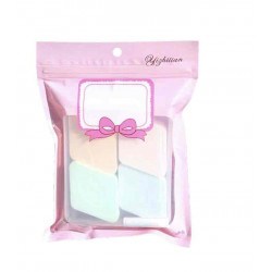 طقم من 4 إسفنجات منفوخة للبودرة متعدد الألوان