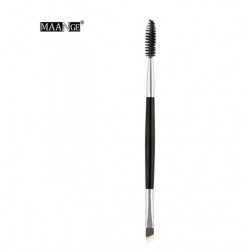 فرشاة الحواجب مزدوجة الجوانب لتحديد الحواجب أسود/فضي