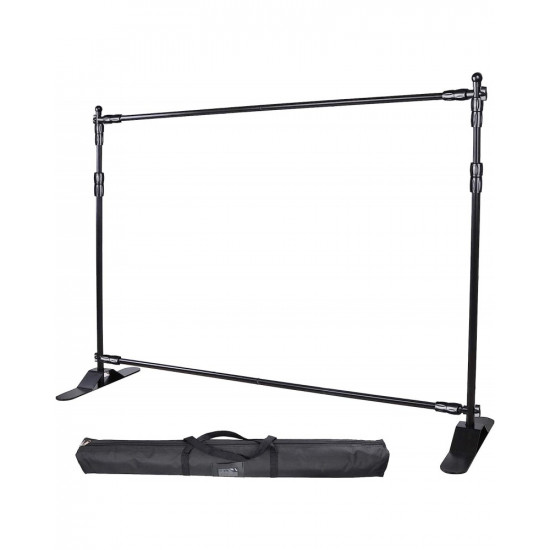 Double-Crossbar Backdrop Background Stand Frame Support System For Photography Photo Studio (300x240cm)