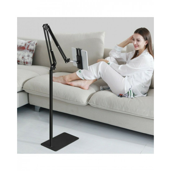 Lazy Floor Mobile Phone Bracket Telescopic Cantilever Live Multi-function Adjustable Tablet Phone Bracket