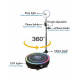 360Photo Booth Rotating Machine For Events Parties Automatic Spin Selfie Platform 80CM