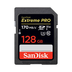 SanDisk 128GB Extreme PRO UHS-I SDXC Memory Card 170 MB/s