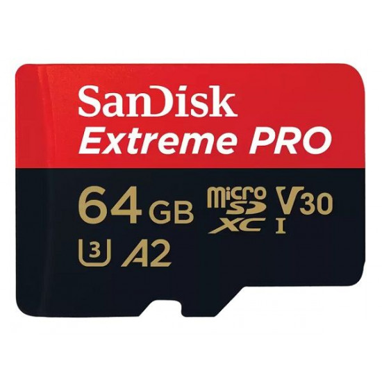 Sandisk Extreme Pro 64GB MicroSDXC Class 10 Memory Card