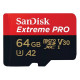 Sandisk Extreme Pro 64GB MicroSDXC Class 10 Memory Card