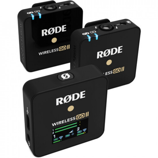 Rode Microphones Wireless GO II Dual-Channel Wireless Microphone System Rode Microphones Wireless GO II Dual-Channel Wireless Microphone System