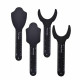 4Pcs Dental Photo Contrast Black Background Board Palatal Photography Contraster 4Pcs Dental Photo Contrast Black Background Board Palatal Photography Contraster