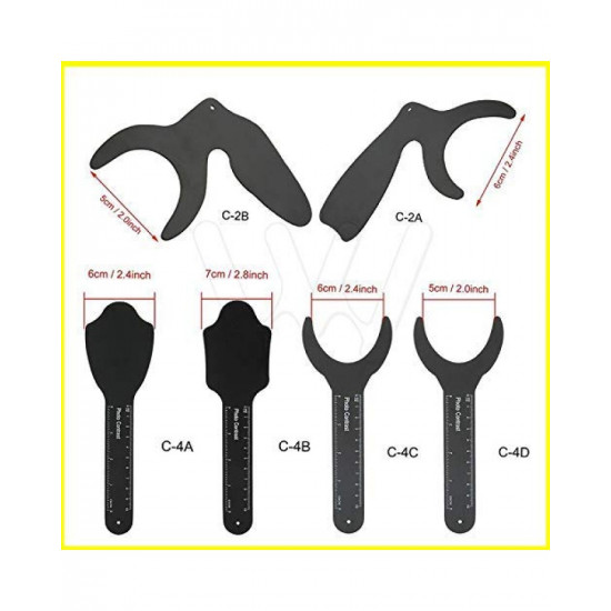 6Pcs Dental Photo Contrast Black Background Board Mirror Photography Contraster 6Pcs Dental Photo Contrast Black Background Board Mirror Photography Contraster