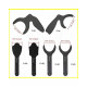 6Pcs Dental Photo Contrast Black Background Board Mirror Photography Contraster 6Pcs Dental Photo Contrast Black Background Board Mirror Photography Contraster