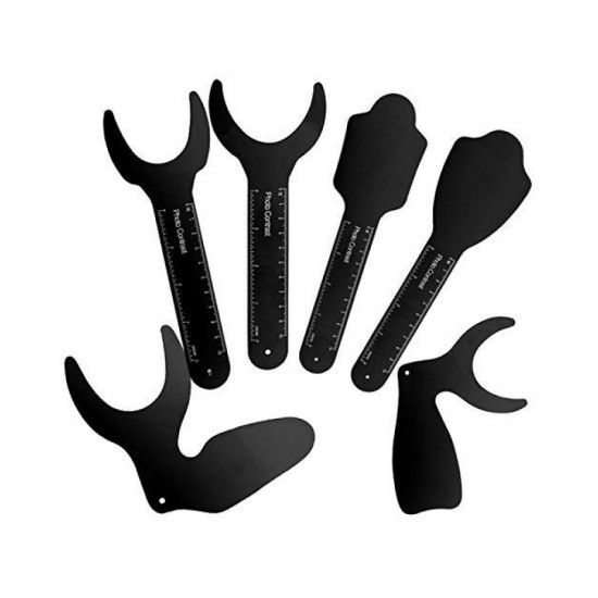 6Pcs Dental Photo Contrast Black Background Board Mirror Photography Contraster 6Pcs Dental Photo Contrast Black Background Board Mirror Photography Contraster