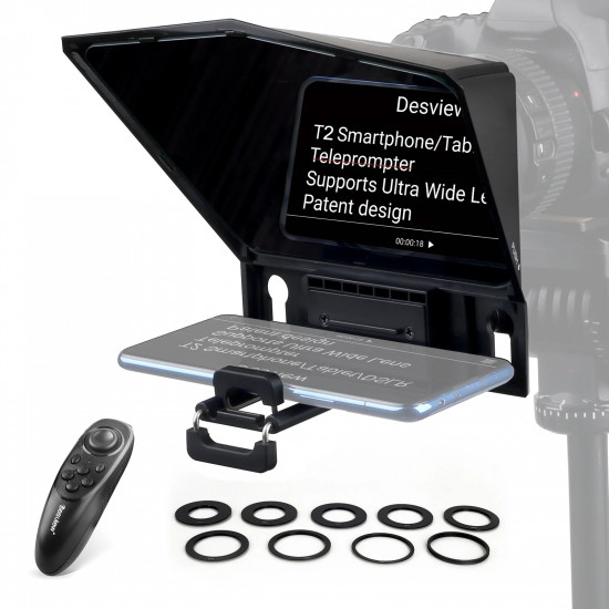 Desview T2 Teleprompter for Smartphones/Tablets/DSLR