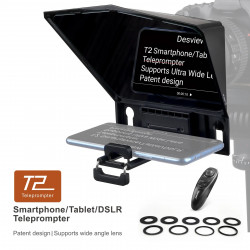 Desview T2 Teleprompter for Smartphones/Tablets/DSLR Desview T2 Teleprompter for Smartphones/Tablets/DSLR