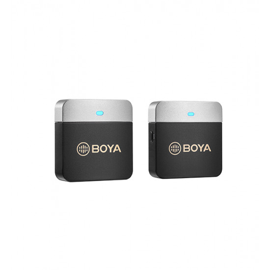 BOYA BY-M1V1 2.4GHz Dual-Channel Wireless Microphone System BOYA BY-M1V1 2.4GHz Dual-Channel Wireless Microphone System