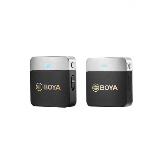 BOYA BY-M1V1 2.4GHz Dual-Channel Wireless Microphone System BOYA BY-M1V1 2.4GHz Dual-Channel Wireless Microphone System