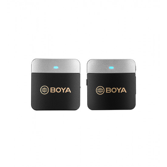 BOYA BY-M1V1 2.4GHz Dual-Channel Wireless Microphone System BOYA BY-M1V1 2.4GHz Dual-Channel Wireless Microphone System