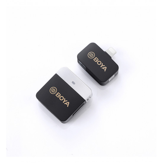 BOYA BY-M1V5 2.4GHz Dual-Channel Wireless Microphone System BOYA BY-M1V5 2.4GHz Dual-Channel Wireless Microphone System