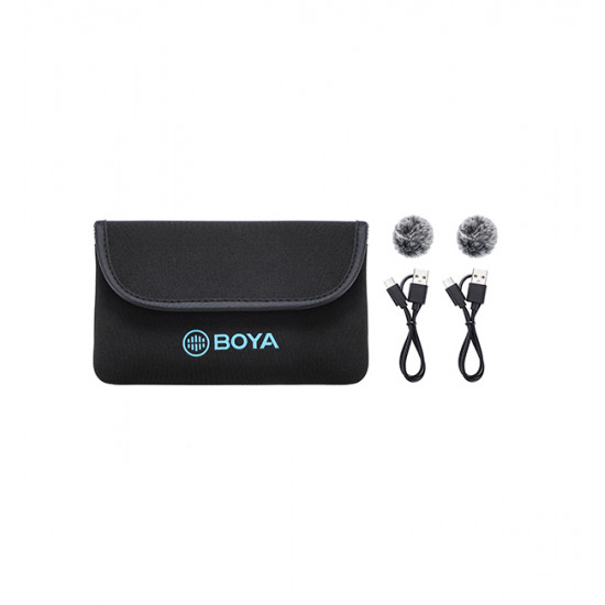 BOYA BY-M1V4 2.4GHz Dual-Channel Wireless Microphone System BOYA BY-M1V4 2.4GHz Dual-Channel Wireless Microphone System