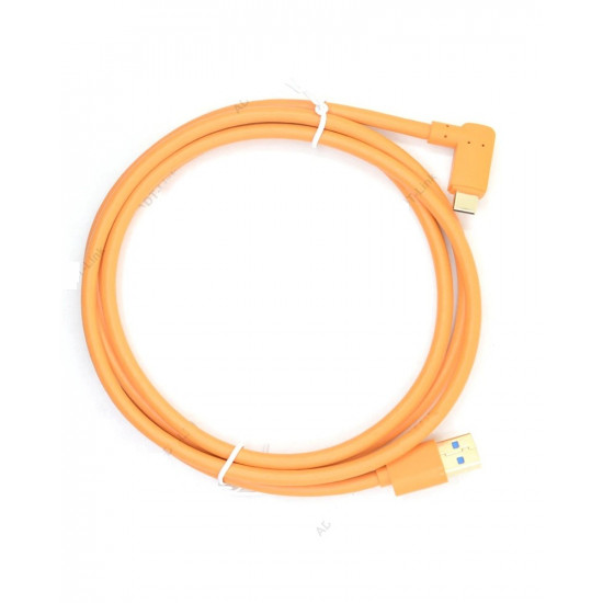 USB 3.0 to USB-C (High-Visibility Orange) for tethering a USB 3.0 camera to a computer with the smaller USB-C port 5M USB 3.0 to USB-C (High-Visibility Orange) for tethering a USB 3.0 camera to a computer with the smaller USB-C port 5M