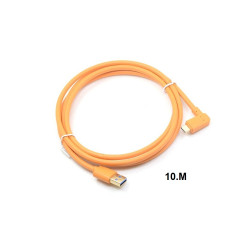 USB 3.0 to USB-C (High-Visibility Orange) for tethering a USB 3.0 camera to a computer with the smaller USB-C port 10M USB 3.0 to USB-C (High-Visibility Orange) for tethering a USB 3.0 camera to a computer with the smaller USB-C port 10M