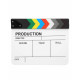 Director Film Clapboard Action Scene Clapper Board White Director Film Clapboard Action Scene Clapper Board White
