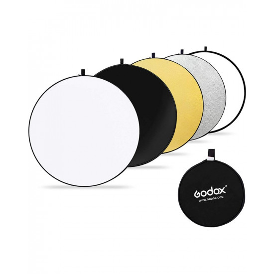 Godox 60cm Collapsible 5-in-1 Reflector Disc Godox 60cm Collapsible 5-in-1 Reflector Disc